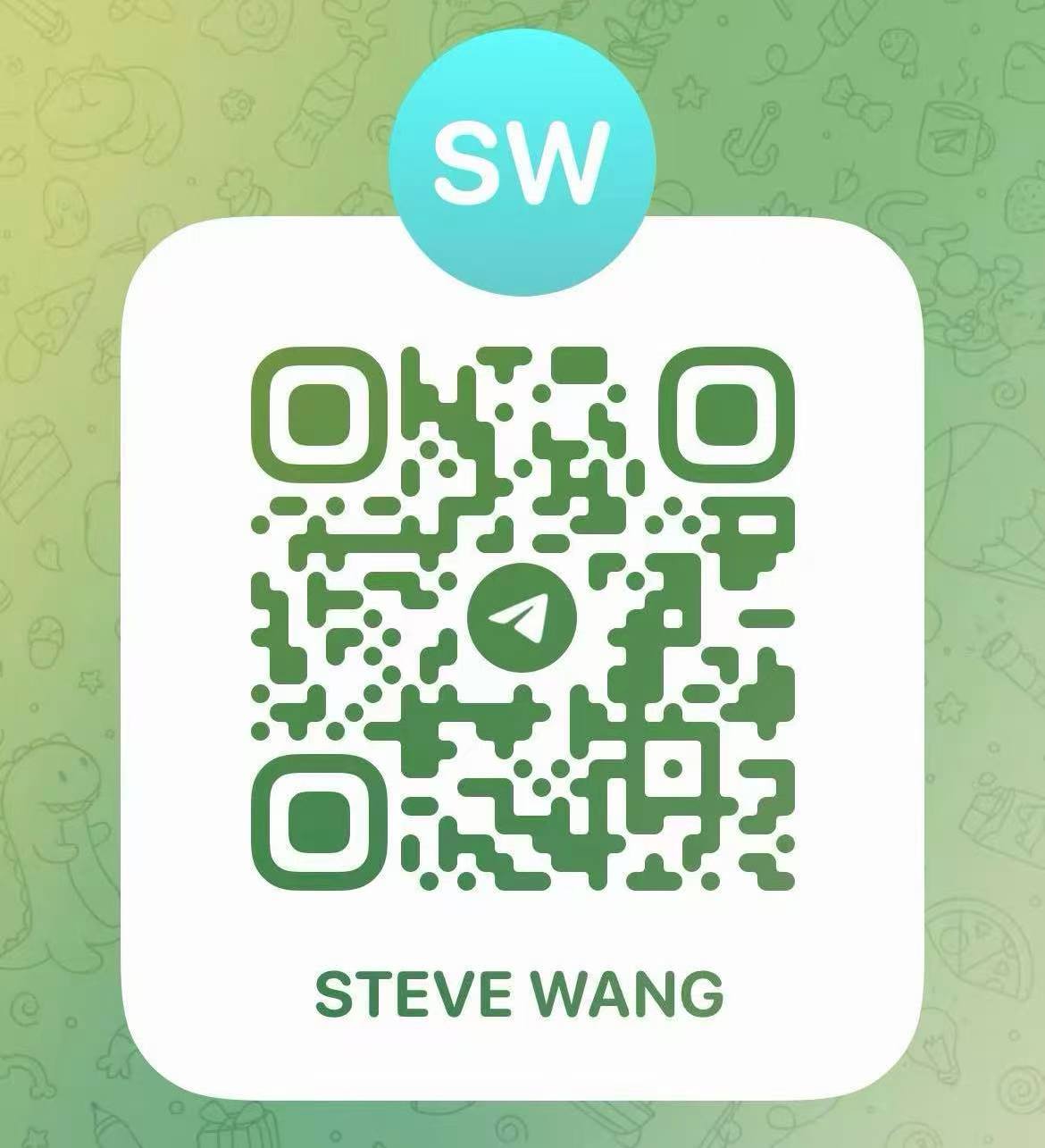 Telegram contact QR code